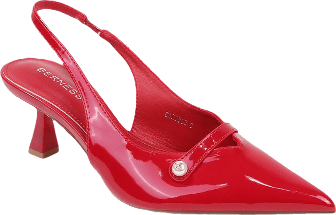 Caris Patent Slingback Pump