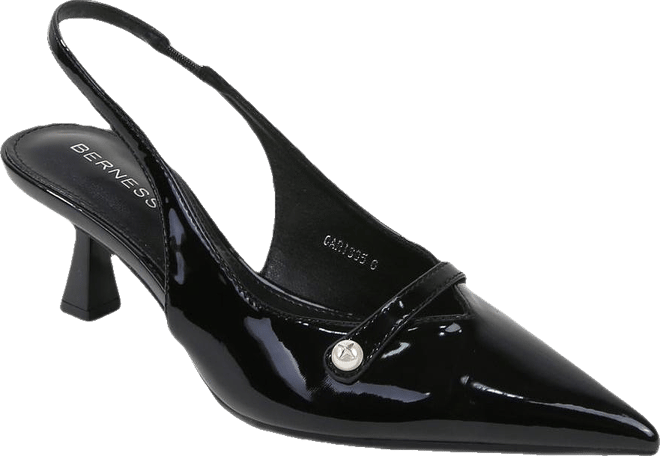 Caris Patent Slingback Pump
