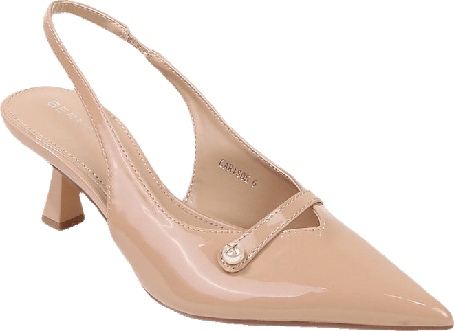 Caris Patent Slingback Pump
