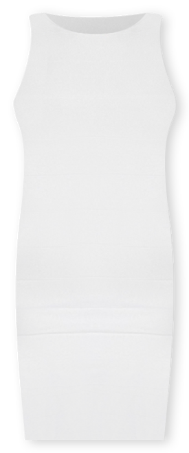 Women's Racer Neck Bandage Short Dress