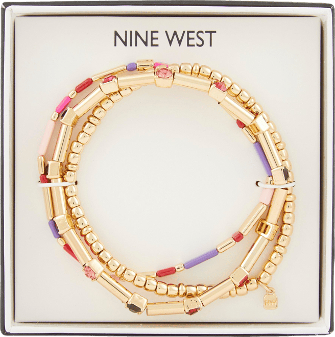 Nine West Womens Stretch Bracelet Set
