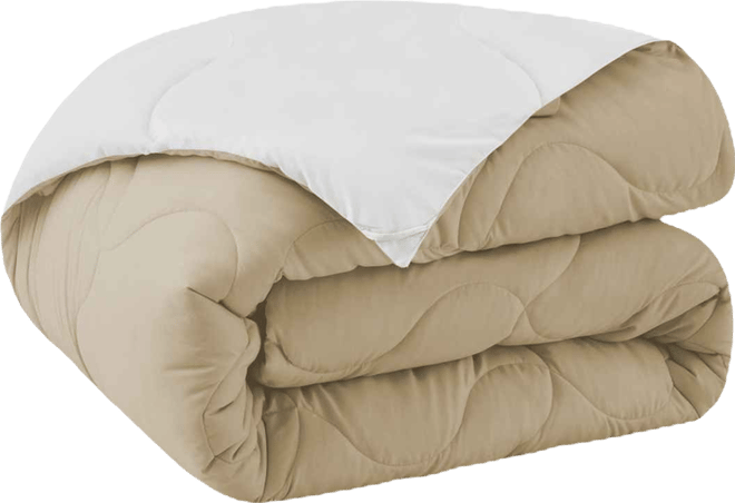 Lightweight Reversible Quilted Down Alternative Comforter, Full/Queen