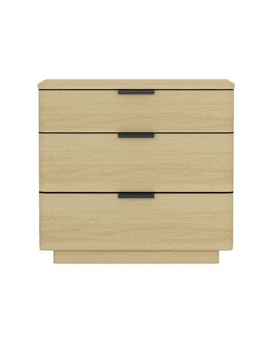 Payton 26" Modern 3-Drawer Nightstand