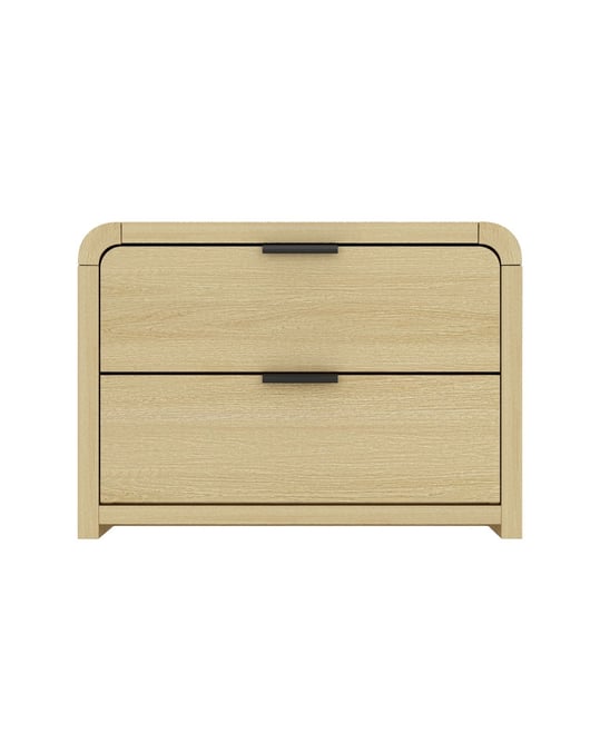 Grace 28" Modern 2-Drawer Nightstand