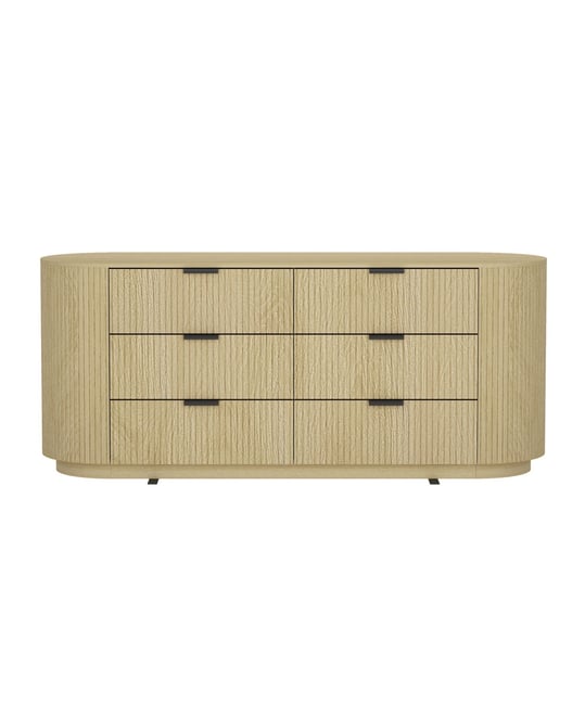 Olivia 71.3" Modern 6-Drawer Double Dresser