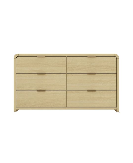 Grace 60" Modern 6-Drawer Double Dresser