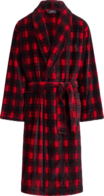 Men's Microfiber Plush Robe