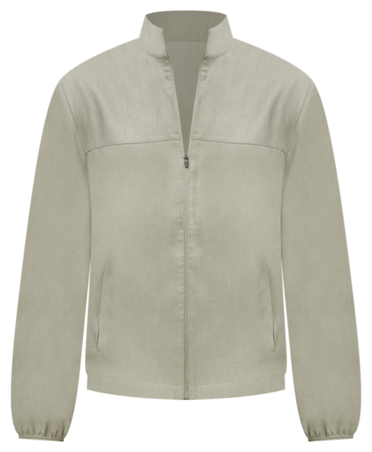 Men's Zipper Linen Jacket
