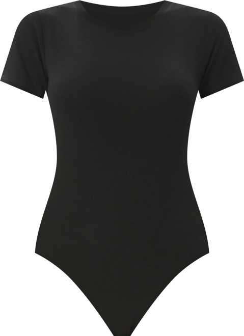 Women's Crew Neck Basic Bodysuit Top