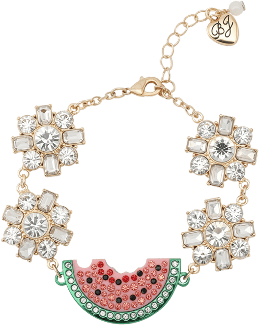 Faux Stone Backyard Cluster Link Bracelet