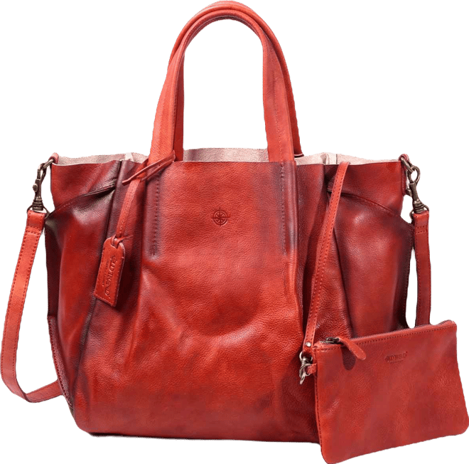 Women's Genuine Leather Sprout Land Tote Bag