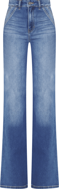 Women's Ultra High Rise Distressed 90s Flare Jeans