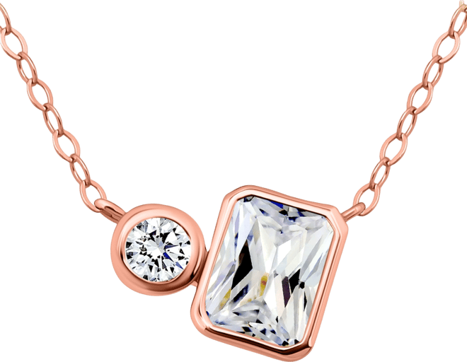 Cubic Zirconia Collar Necklace, 16" + 2" extender, Exclusively at Macy's