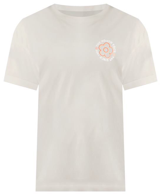 Women's Cotton Strange Colorful World Flower Field Tee