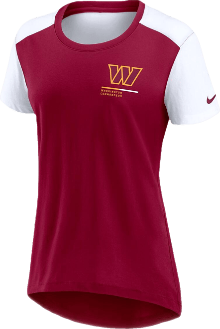 Women's&nbsp;Burgundy Washington Commanders Performance Fashion T-Shirt