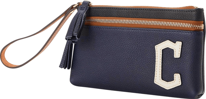 Cleveland Guardians Infield Double-Zip Wristlet
