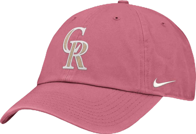 Men's and Women's Pink Colorado Rockies Club Adjustable Hat
