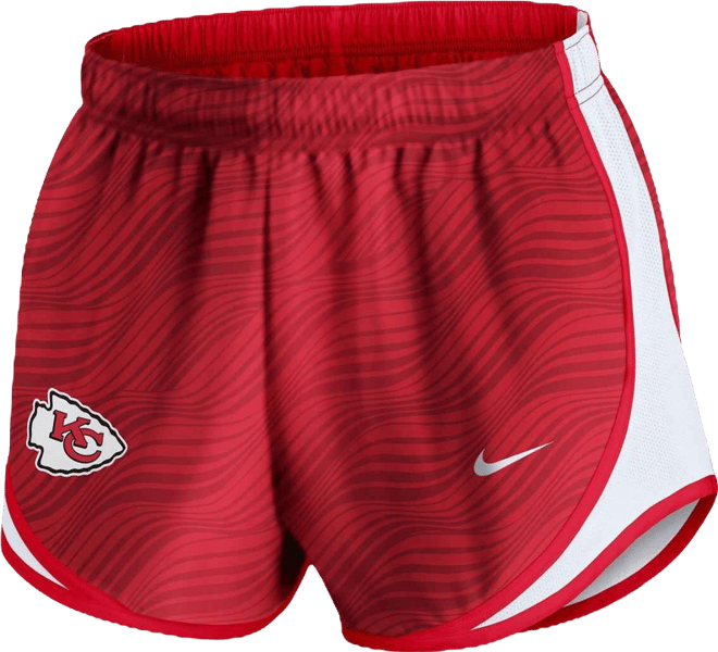 Women's Red Kansas City Chiefs Tempo Performance Shorts