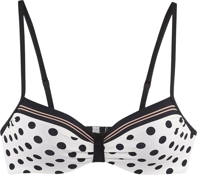 Women's Mix Print Underwire Bikini Swimsuit Top Bra Sizing
