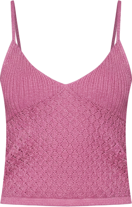 Women's Frankey Sparkly Textured Knit Tank Top
