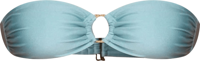 Women's Mesa Metal Ring Bandeau Bikini Top