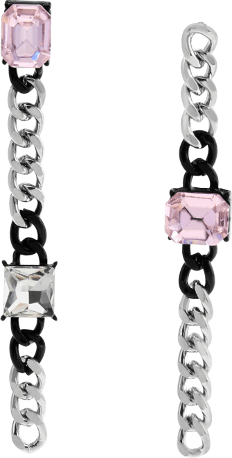 Faux Stone Punk Romance Stone Linear Earrings