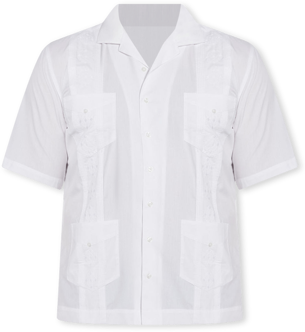 Cubavera Mens Short Sleeve Regular Fit Big and Tall Button-Down