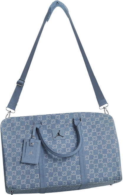 海外限定　Jordan Monogram Duffle Bag Grey Jordan Monogram Duffle Bag (20L) Dark Smoke Grey Black