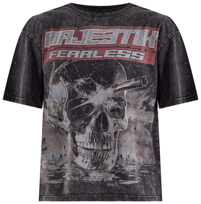 Majestik Fearless Skull Tee