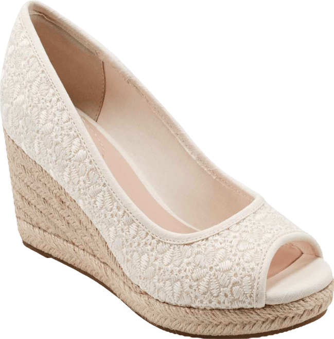 Women's Nuri Peep Toe Espadrille Wedge Pumps