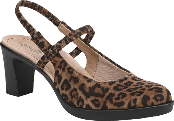 Women's Evoke Block Heel Slingback Pumps