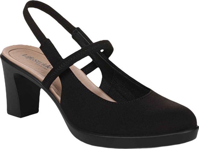 Women's Evoke Block Heel Slingback Pumps