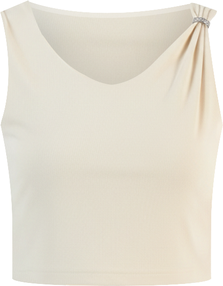Women's Aimee Sleeveless Jewel Draped Top