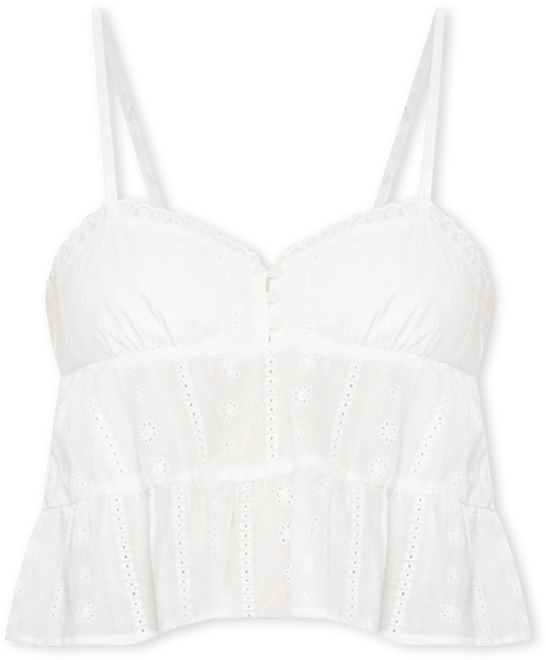 Women's Tamora Eyelet Babydoll Tank Top