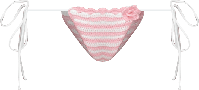 Women's Azalea Crochet String Bikini Bottom