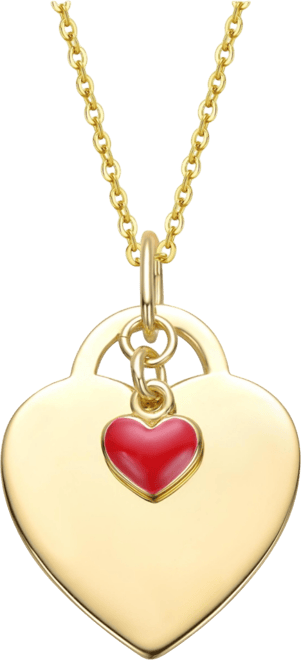 Modern Pendant Necklace with Cubic Zirconia