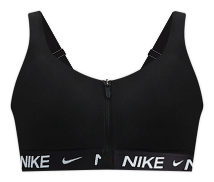 Nike Indy High Support Bra deportivo con almohadillas y cierre frontal para mujer