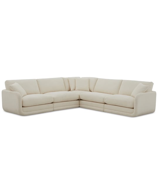 Daryll 5-Pc. Fabric L Sectional, Exclusively at Macy's