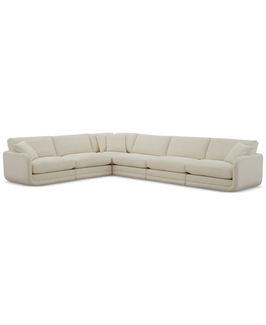 Daryll 6-Pc. Fabric L Sectional, Exclusively at Macy's