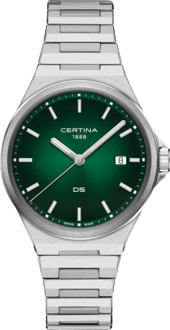 Men's Swiss Ds-7 Stainless Steel Bracelet Watch 39mm