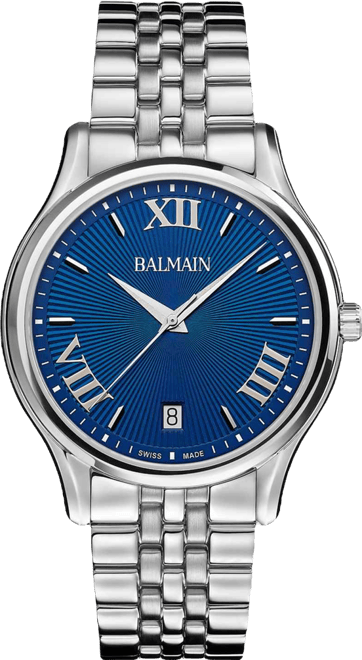 Men's Swiss Beleganza Stainless Steel Bracelet Watch 40mm