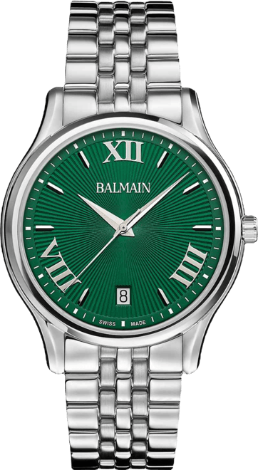 Men's Swiss Beleganza Stainless Steel Bracelet Watch 40mm