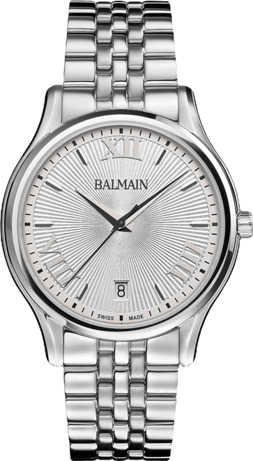 Men's Swiss Beleganza Stainless Steel Bracelet Watch 40mm