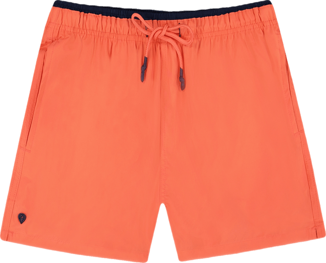 Men's Solid Woven Swim Trunks