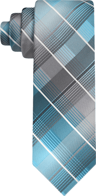 Men's Classic Shadow Gradient Plaid Tie