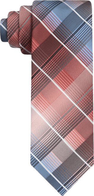Men's Classic Shadow Gradient Plaid Tie