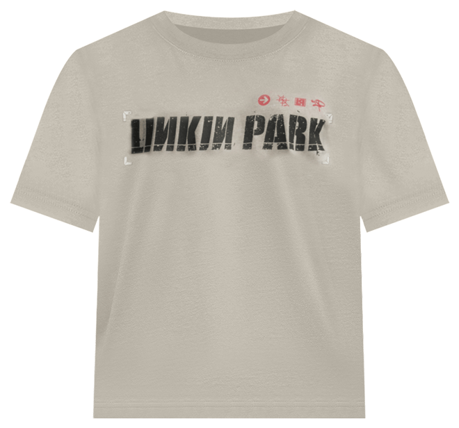 Men's Cropped Fit Music T-Shirt