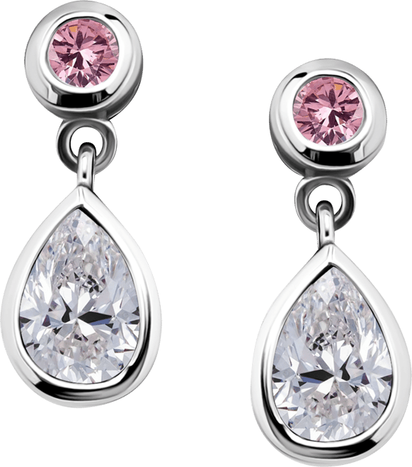 Giani Bernini Cubic Zirconia Drop Earrings in Sterling Silver