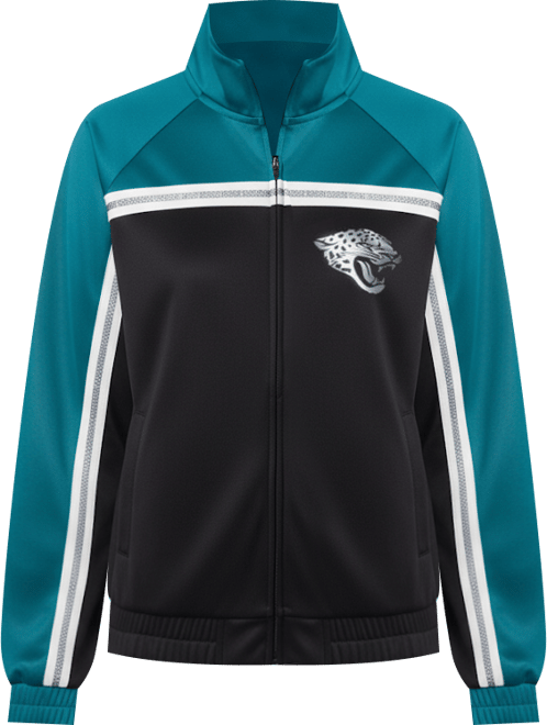 Women's Black Jacksonville Jaguars Post Game Full-Zip Track Jacket