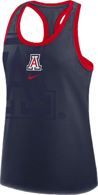 Women's Navy Arizona Wildcats Primetime Racerback Tri-Blend Tank Top